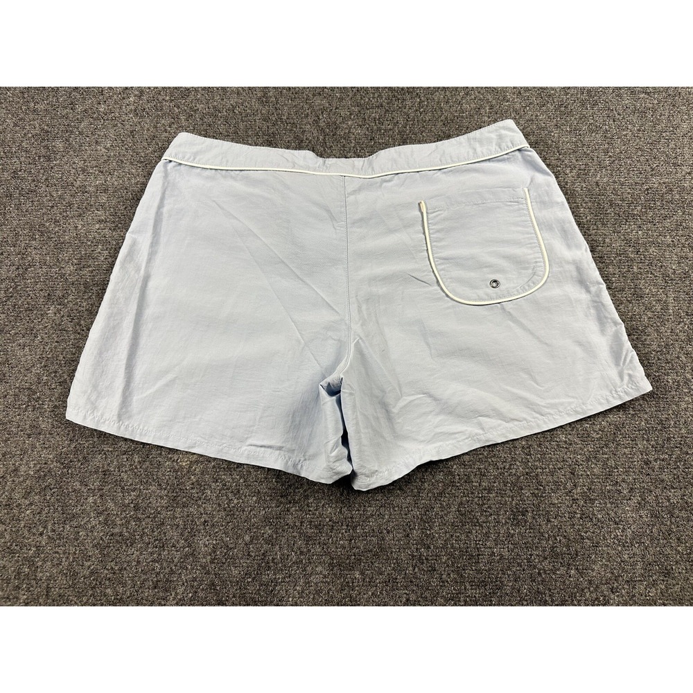 Patagonia Women's Shorts Sz 12  Blue White Trim Athletic Casual Lightweight Vtg - Picture 8 of 9